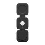 Cargador inalámbrico Belkin BoostCharge Pro negro para auriculares, smartphone y reloj inteligente con carga rápida, SKU WIZ024HQBK