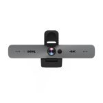 Cámara de videoconferencia BenQ DVY32 en negro, con una resolución de 3840 x 2160 píxeles y 30 fotogramas por segundo, SKU 5A.F7S14.004.