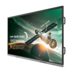 BenQ RE8603A pizarra blanca interactiva de 2,18 metros, resolución 3840 x 2160 píxeles, pantalla táctil negra, SKU 9H.F9RTB.DE1