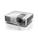 Proyector BenQ MW632ST, tecnología DLP, 3200 lúmenes ANSI, resolución WXGA (1280x800), 3D, color blanco. SKU 9H.JE277.13H