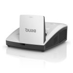 BenQ MW855UST+ proyector de alcance ultracorto con 3500 lúmenes ANSI, resolución WXGA (1280x800), tecnología DLP y soporte 3D, SKU 9H.JKS77.24E