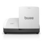 BenQ MW855UST+ proyector de alcance ultracorto con 3500 lúmenes ANSI, resolución WXGA (1280x800), tecnología DLP y soporte 3D, SKU 9H.JKS77.24E