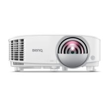 Proyector BenQ MX808STH de corto alcance con 3600 lúmenes ANSI, tecnología DLP y resolución XGA (1024x768) en color blanco. SKU: 9H.JMG77.13E