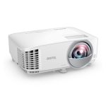 Proyector BenQ MW826STH de corto alcance con 3500 lúmenes ANSI, tecnología DLP, resolución WXGA (1280x800). SKU: 9HJMW771JE