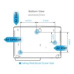 Proyector BenQ X500i de corto alcance, 2200 lúmenes ANSI, tecnología DLP y resolución UHD 4K (3840x2160), modelo 9H.JSC77.17E, en colores negro y blanco