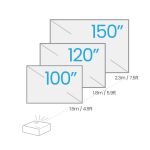 Proyector BenQ X500i de corto alcance, 2200 lúmenes ANSI, tecnología DLP y resolución UHD 4K (3840x2160), modelo 9H.JSC77.17E, en colores negro y blanco