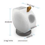 Proyector BenQ modelo GV50 con 500 lúmenes ANSI, tecnología DLP, resolución 1080p (1920x1080) en color blanco, SKU 9H.JSR77.59E