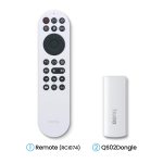 BenQ W2720i proyector de largo alcance, 2500 lúmenes ANSI, tecnología DLP, resolución UHD 4K (3840x2160), función 3D, color negro, SKU 9H.JSX77.57E