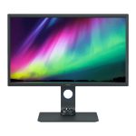 BenQ SW321C pantalla para PC de 32 pulgadas con resolución 3840 x 2160 Pixeles 4K Ultra HD, color gris, SKU 9H.LJ1LB.QBE