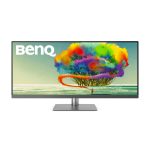 BenQ PD3420Q pantalla para PC de 34 pulgadas, resolución 3440 x 1440 píxeles, Quad HD LED en color gris, SKU 9HLJHLBQBE