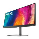 Imagen del monitor BenQ PD3420Q, pantalla de 34 pulgadas, resolución 3440 x 1440 Pixeles Quad HD LED en color gris, SKU 9HLJHLBQPE