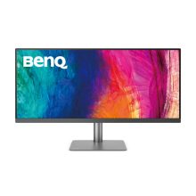 Imagen del monitor BenQ PD3420Q, pantalla de 34 pulgadas, resolución 3440 x 1440 Pixeles Quad HD LED en color gris, SKU 9HLJHLBQPE