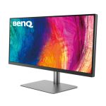 Imagen del monitor BenQ PD3420Q, pantalla de 34 pulgadas, resolución 3440 x 1440 Pixeles Quad HD LED en color gris, SKU 9HLJHLBQPE