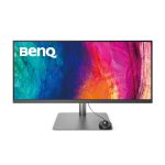 Imagen del monitor BenQ PD3420Q, pantalla de 34 pulgadas, resolución 3440 x 1440 Pixeles Quad HD LED en color gris, SKU 9HLJHLBQPE