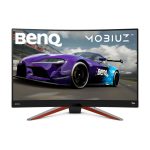 Monitor BenQ EX2710R de 27 pulgadas, resolución 2560 x 1440 Pixeles, Quad HD, color negro. SKU 9H.LK9LB.QBE