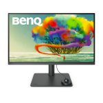 BenQ PD2705U pantalla para PC de 27 pulgadas con resolución 3840 x 2160 Pixeles, 4K Ultra HD, tecnología LED en color negro, SKU: 9H.LKDLA.TBE