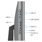 Monitor BenQ EX480UZ para PC, 48 pulgadas, resolución 3840 x 2160 Pixeles, tecnología 4K Ultra HD OLED, color gris, SKU 9H.LLCLJ.LBE