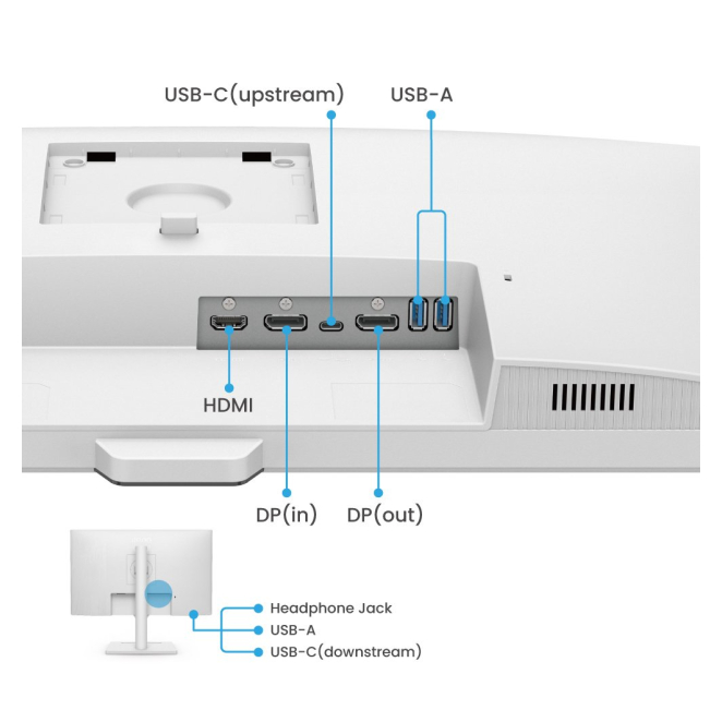 BenQ GW2790QT pantalla para PC 68,6 cm (27″) 2560 x 1440 Pixeles Quad HD LED Blanco 4 Monitor BenQ GW2790QT ajustable para el mejor ángulo de visión
