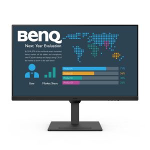 Monitor BenQ BL3290QT de 31.5 pulgadas con una resolución de 2560 x 1440 píxeles, tecnología LED y color negro. SKU: 9H.LLMLA.TPE