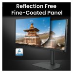 BenQ SW242Q monitor para PC de 24.1 pulgadas con resolución 2560 x 1600 píxeles, tecnología LED, en color negro. SKU: 9H.LLVLA.TBE