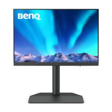 BenQ SW242Q monitor para PC de 24.1 pulgadas con resolución 2560 x 1600 píxeles, tecnología LED, en color negro. SKU: 9H.LLVLA.TBE
