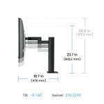 BenQ RD280UA pantalla para PC de 28.2 pulgadas con resolución 3840 x 2560 Pixeles en 4K Ultra HD, color negro, SKU 9HL2LJ.TBE