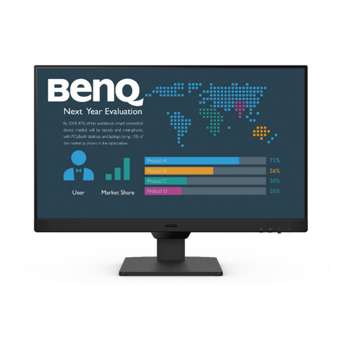 BenQ Monitor BL2490 23.8 Pulgadas Full HD Monitor BenQ BL2490 de 23.8 pulgadas, resolución 1920 x 1080, Full HD, color negro, SKU 9H.LM5LJ.LBE