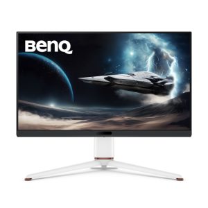Monitor BenQ EX321UX de 31.5 pulgadas con resolución 3840 x 2160 píxeles 4K Ultra HD, modelo LED en color blanco. SKU 9H.LM7LB.QBE