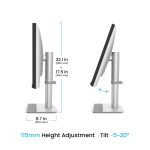 BenQ MA270U, pantalla para PC de 27 pulgadas con resolución 3840 x 2160 Pixeles (4K Ultra HD) en color blanco, SKU: 9H.LMWLB.QBE