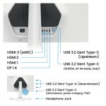 Monitor BenQ EX271U para PC de 27 pulgadas, resolución 3840 x 2160 píxeles, 4K Ultra HD, tecnología LED en colores negro y blanco. SKU: 9HLN2LBQBE