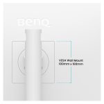 Monitor BenQ EW2790U, pantalla LED de 27 pulgadas, resolución 3840 x 2160 píxeles 4K Ultra HD, color blanco - SKU 9HLN3LJLBE