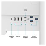 Monitor BenQ EW3290U con pantalla LED de 31.2 pulgadas, resolución 3840 x 2160 Pixeles, 4K Ultra HD, color blanco. SKU: 9H.LN4LJ.LBE