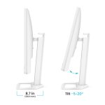 Monitor BenQ EW3290U con pantalla LED de 31.2 pulgadas, resolución 3840 x 2160 Pixeles, 4K Ultra HD, color blanco. SKU: 9H.LN4LJ.LBE