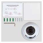 Bolide BC1209IRODVAM/28/AHQ cámara de vigilancia con resolución 1920 x 1080 pixeles, ideal para interior y exterior, instalación en techo o pared.