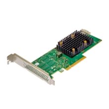 Vista del Broadcom HBA 9500-8i, una tarjeta y adaptador de interfaz interno compatible con SAS y SATA, SKU: 05-50134-01