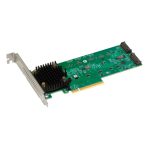 Controlador RAID Broadcom modelo 9540-2M2 PCI Express x8 4.0 y soporte para unidades NVMe. SKU 05-50148-00.