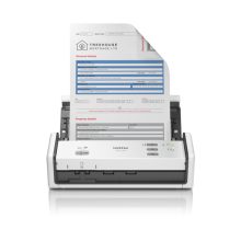 Escáner Brother ADS-1300 con alimentador automático de documentos (ADF), resolución 1200 x 1200 DPI, tamaño A4, color blanco. SKU: ADS1300UN1