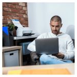 Brother ADS-4100 Escáner con alimentador automático de documentos ADF, 600 x 600 DPI, tamaño A4 en colores negro y blanco. SKU: ADS4100TF1