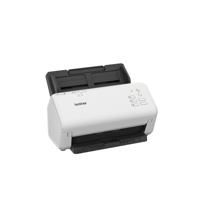 Brother ADS-4300N escaner Escáner con alimentador automático de documentos (ADF) 600 x 600 DPI A4 Negro, Blanco 5 Brother ADS-4300N mostrando su diseño compacto