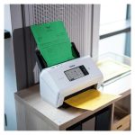 Escáner Brother ADS-4900W ADF con alimentación por hojas, 600 x 600 DPI, para documentos A4 en color negro y blanco. SKU: ADS4900WTF1