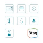 Brother BTAG-F31 cinta para impresora de etiquetas en color púrpura, ideal para impresiones nítidas y duraderas. SKU: BTAGF31