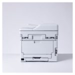 Vista frontal de la impresora multifunción LED Brother DCP-L3560CDW con resolución de 600 x 2400 DPI, velocidad de 26 ppm y conectividad WiFi. SKU DCPL3560CDWYJ1