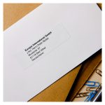 Cinta para impresora de etiquetas Brother DK-11201, negro sobre blanco, compatible con varios modelos de impresoras. SKU: DK11201