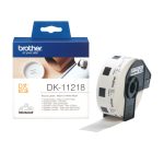 Brother DK-11218 etiqueta de impresora blanca con especificaciones detalladas para uso en oficinas. SKU: DK11218
