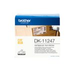 Brother DK-11247 cinta para impresora de etiquetas con texto Negro sobre fondo blanco