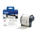 Brother DK-22205 cinta para impresora de etiquetas, color negro sobre blanco, SKU DK22205. Ideal para uso en impresoras de etiquetas Brother.