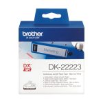 Brother DK-22223 etiqueta de impresora de color blanco, ideal para impresiones nítidas y claras | SKU: DK22223