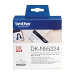 Cinta de alta calidad Brother DK-N55224 para impresoras de etiquetas. SKU: DKN55224.