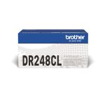 Imagen del tambor de impresora original Brother DR-248CL en un multipack de 4 piezas. SKU: DR248CL