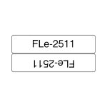 Brother FLE2511 cinta para impresora de etiquetas negro sobre blanco, SKU FLE2511